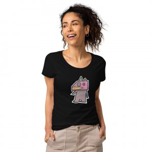 Damesshirt van biologisch materiaal Bunny